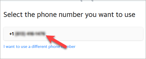 Select the phone number you want to use and how to receive the verification code.png