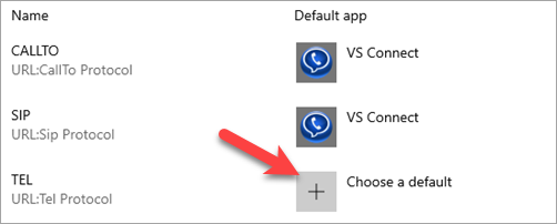 Choose a default