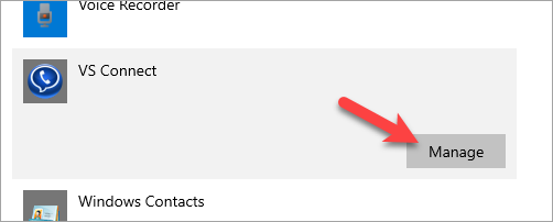Manage defaults